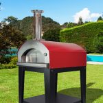 garden of a residence with pool overlooking the lake